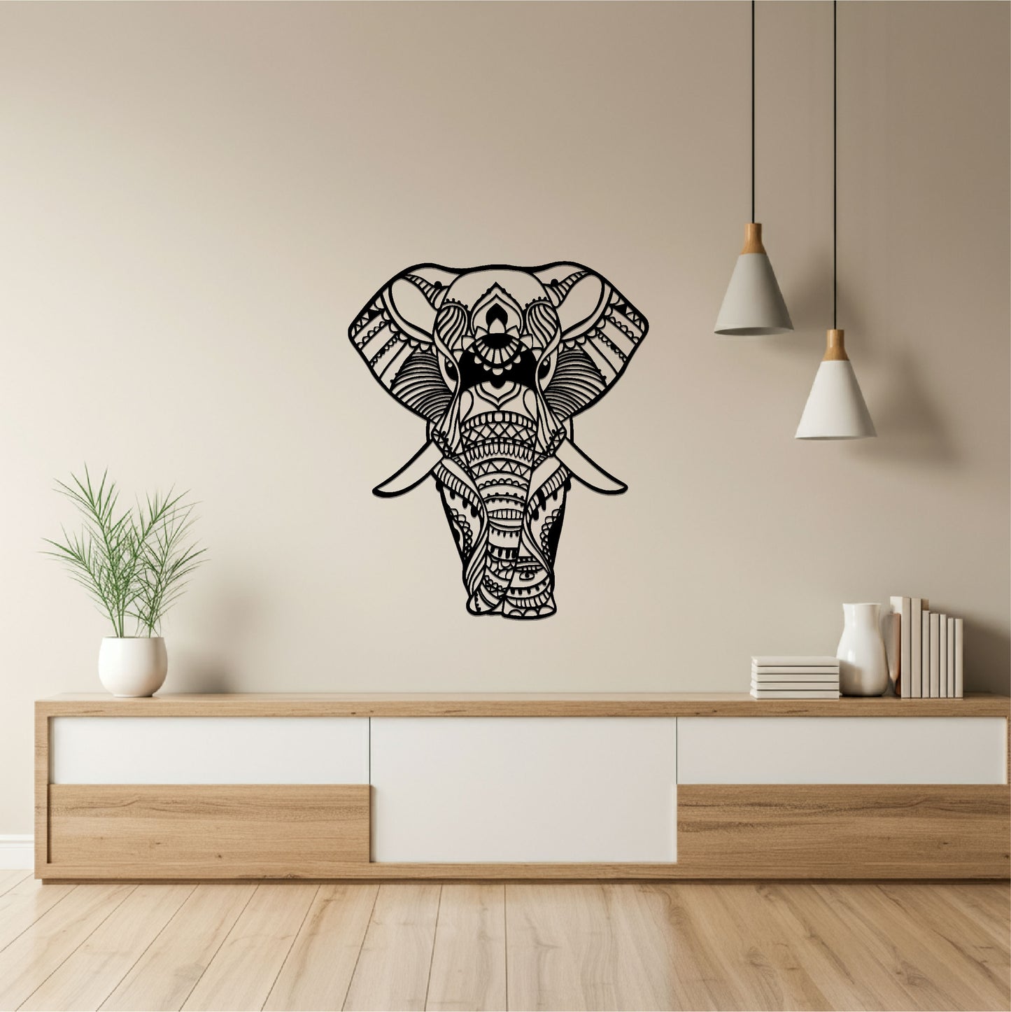 Cuadro Elefante Mandala