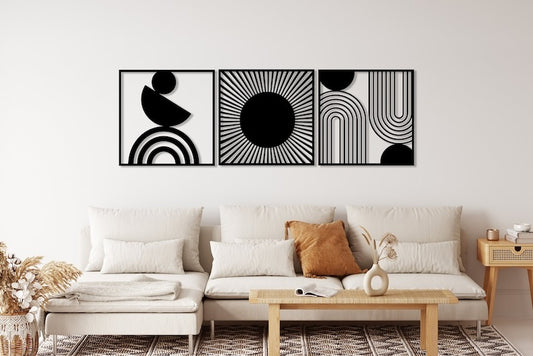 Cuadro Abstracto II  - Set x 3