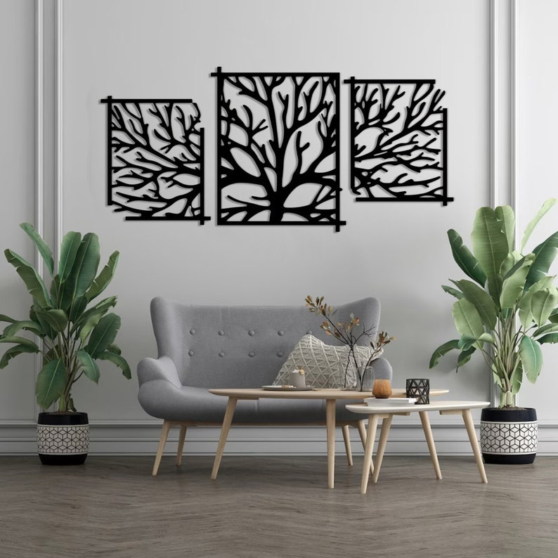 Tríptico Ramas de la Naturaleza - Set x 3