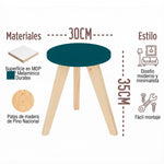 Mesa Auxiliar Nórdica Circular