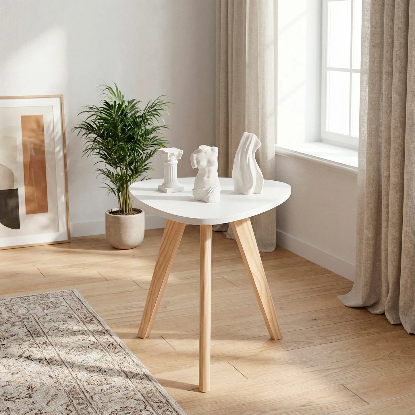 Mesa Auxiliar Nórdica Triangular