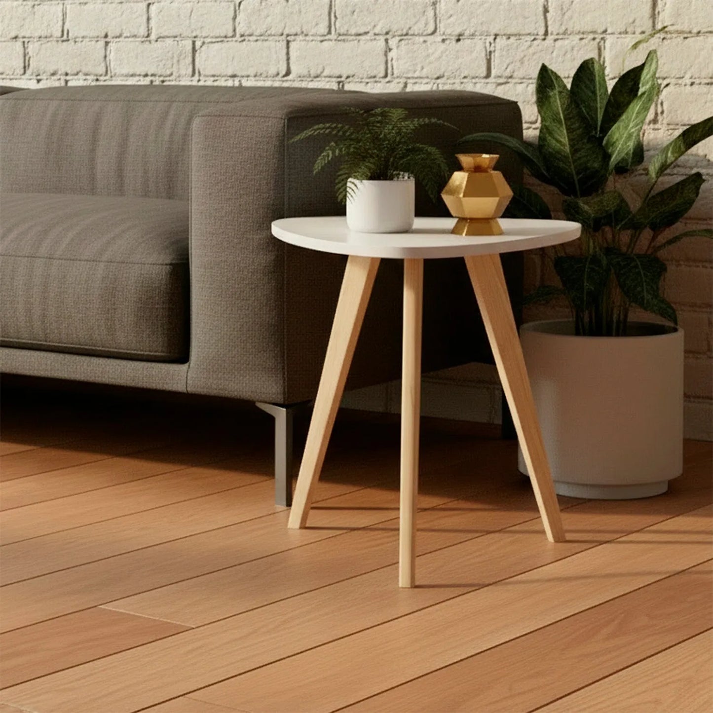 Mesa Auxiliar Nórdica Triangular