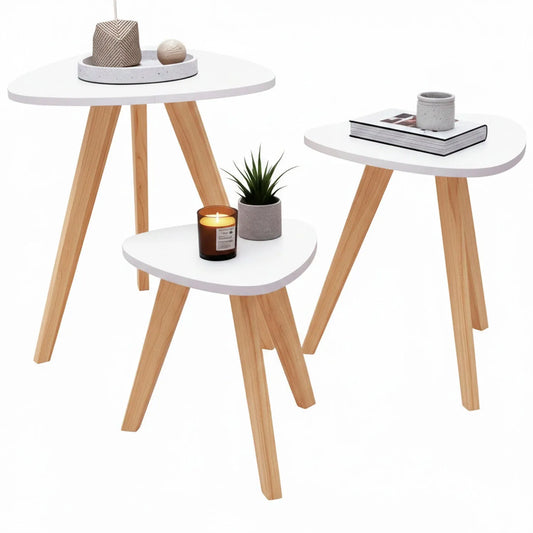 Mesa Auxiliar Nórdica Triangular