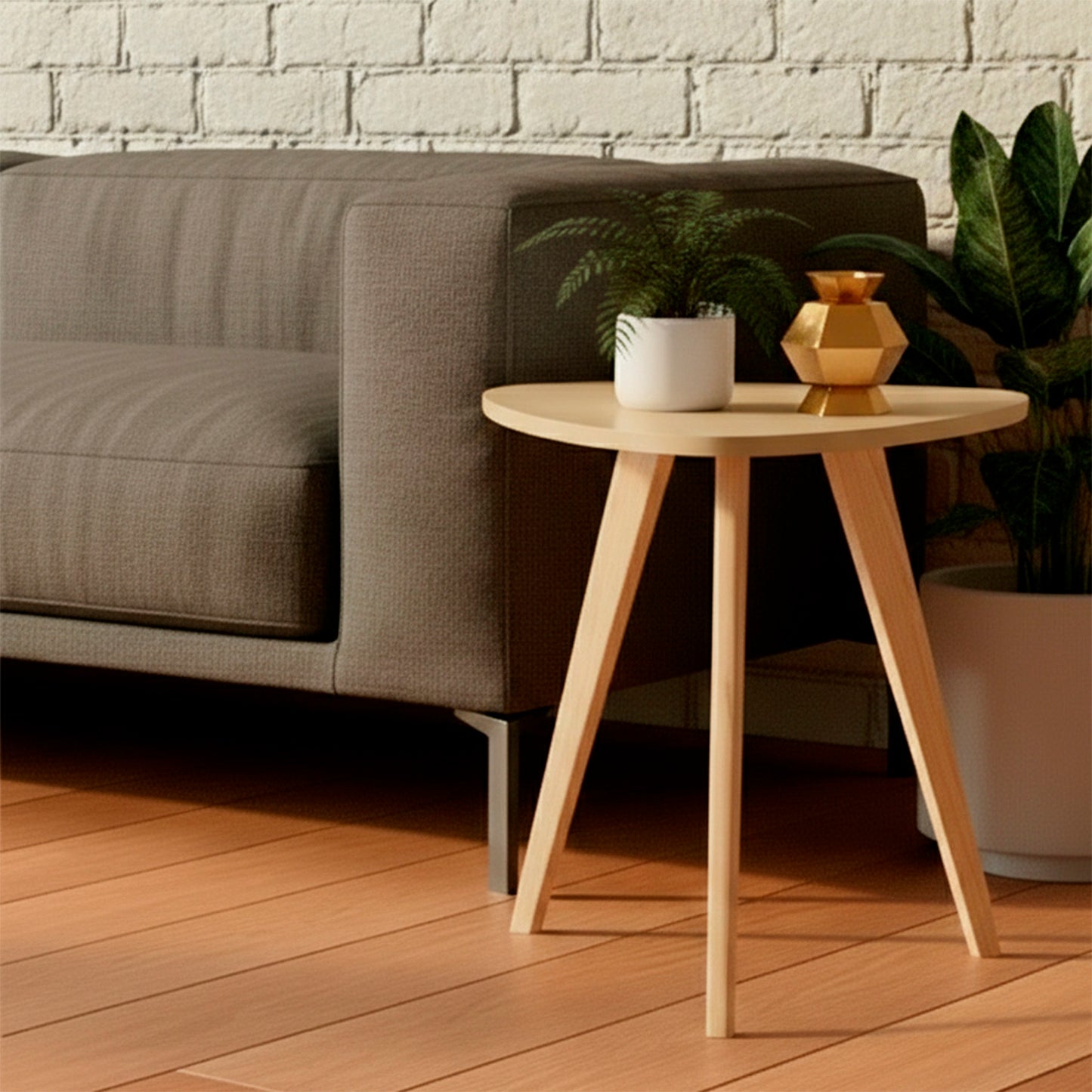 Mesa Auxiliar Nórdica Triangular