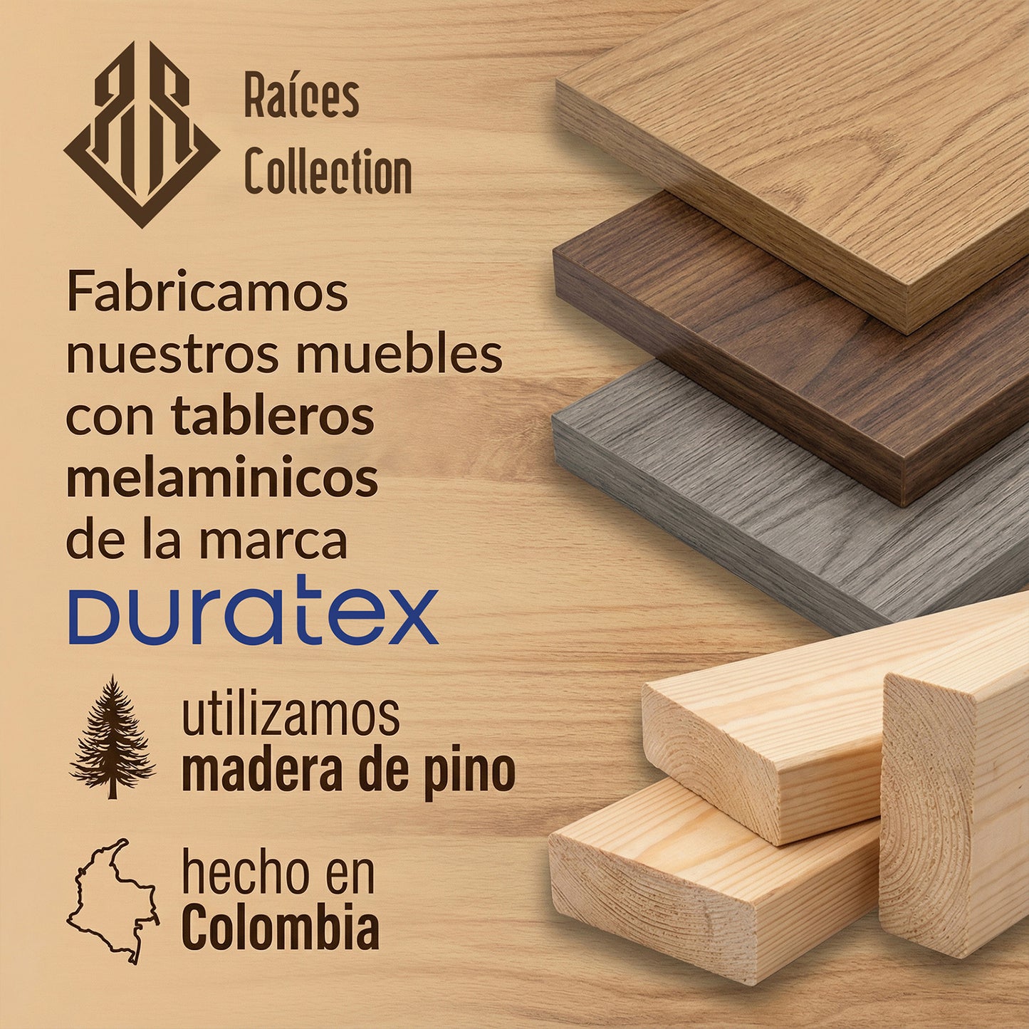 Mesa Auxiliar Nórdica Hexagonal