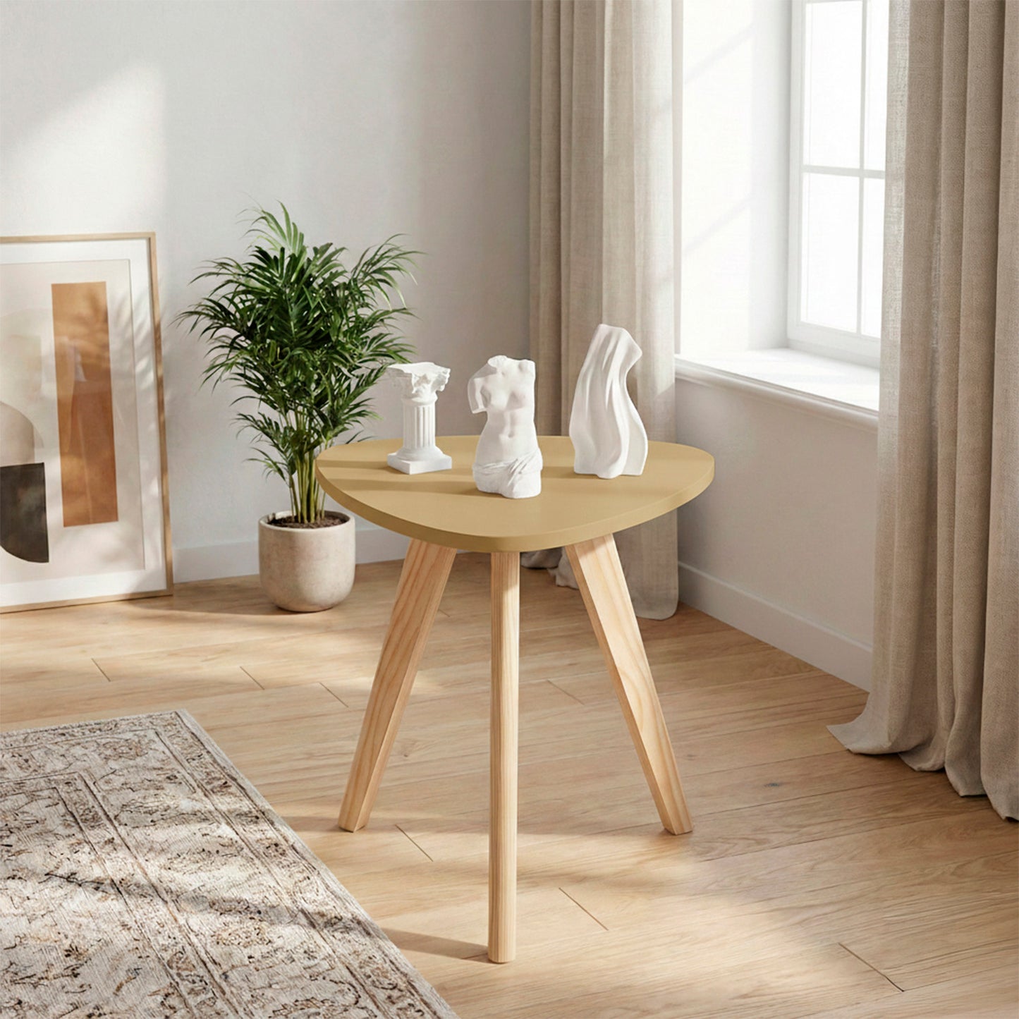 Mesa Auxiliar Nórdica Triangular