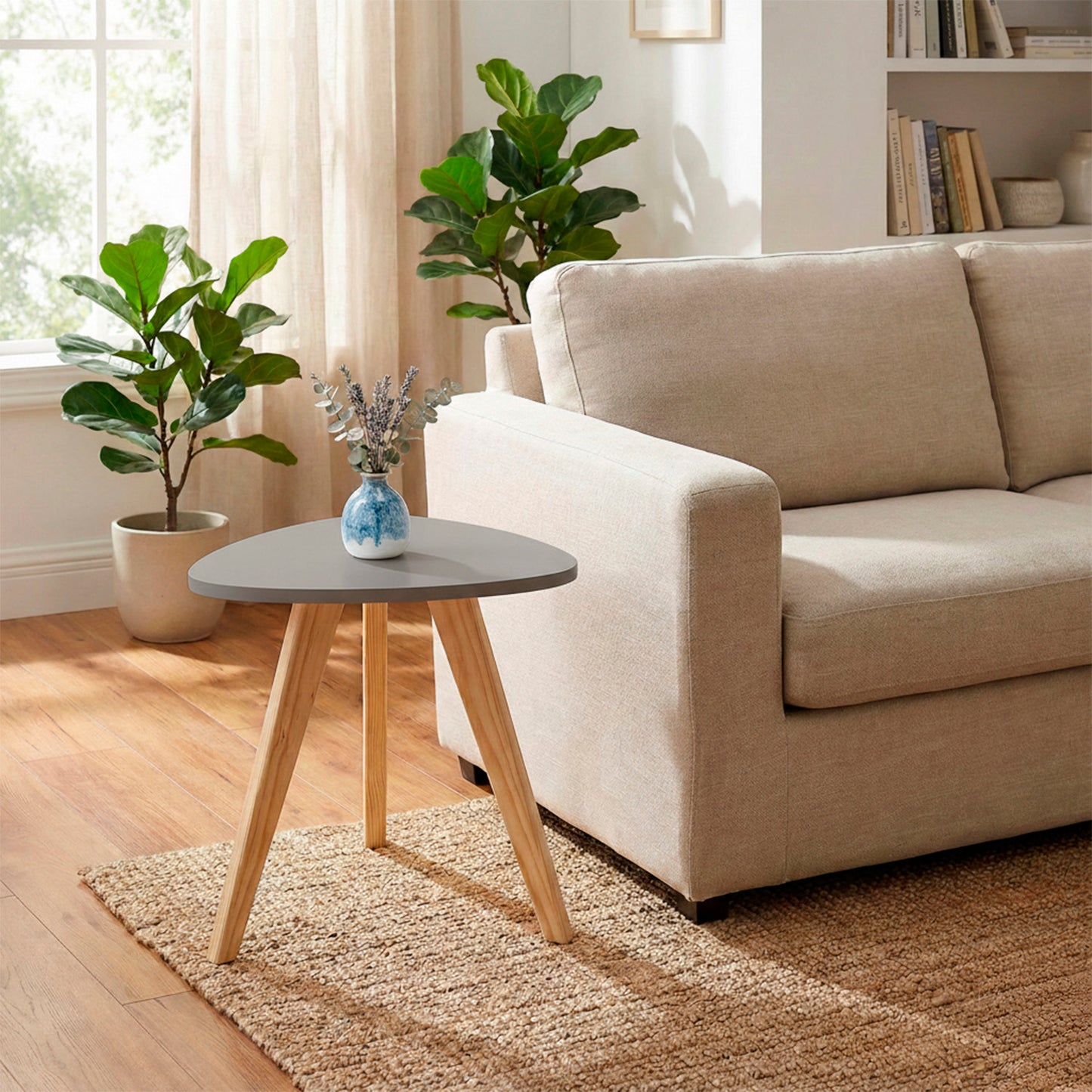 Mesa Auxiliar Nórdica Triangular