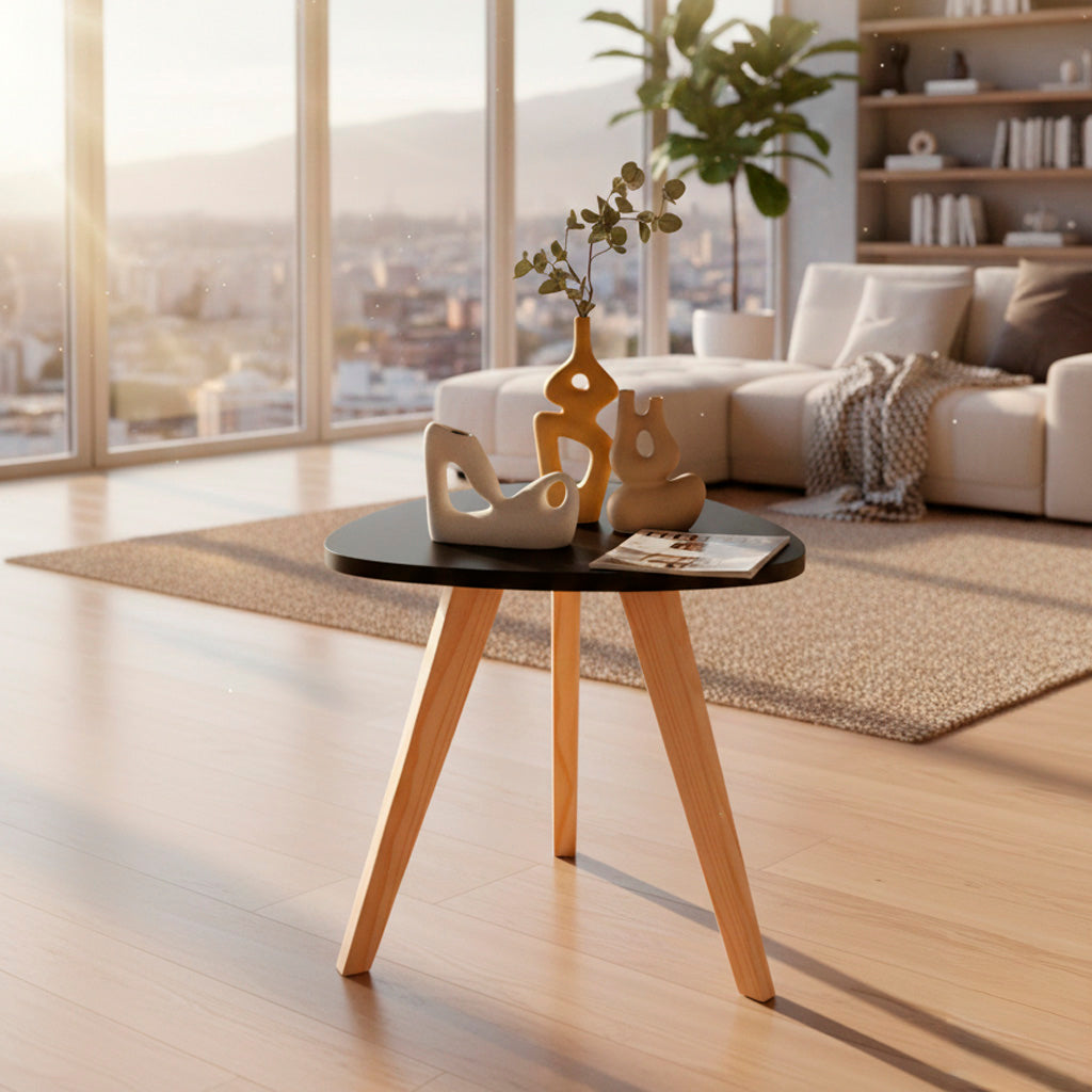 Mesa Auxiliar Nórdica Triangular