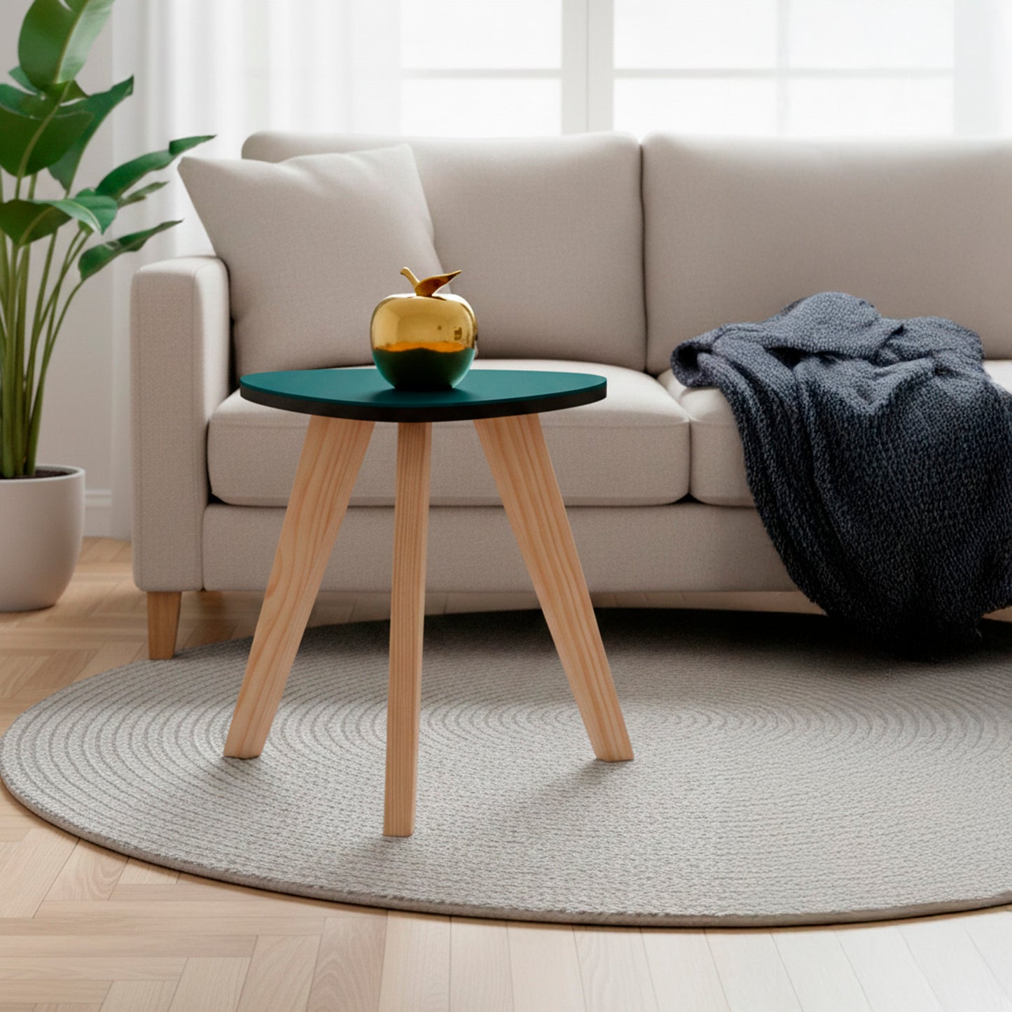 Mesa Auxiliar Nórdica Triangular