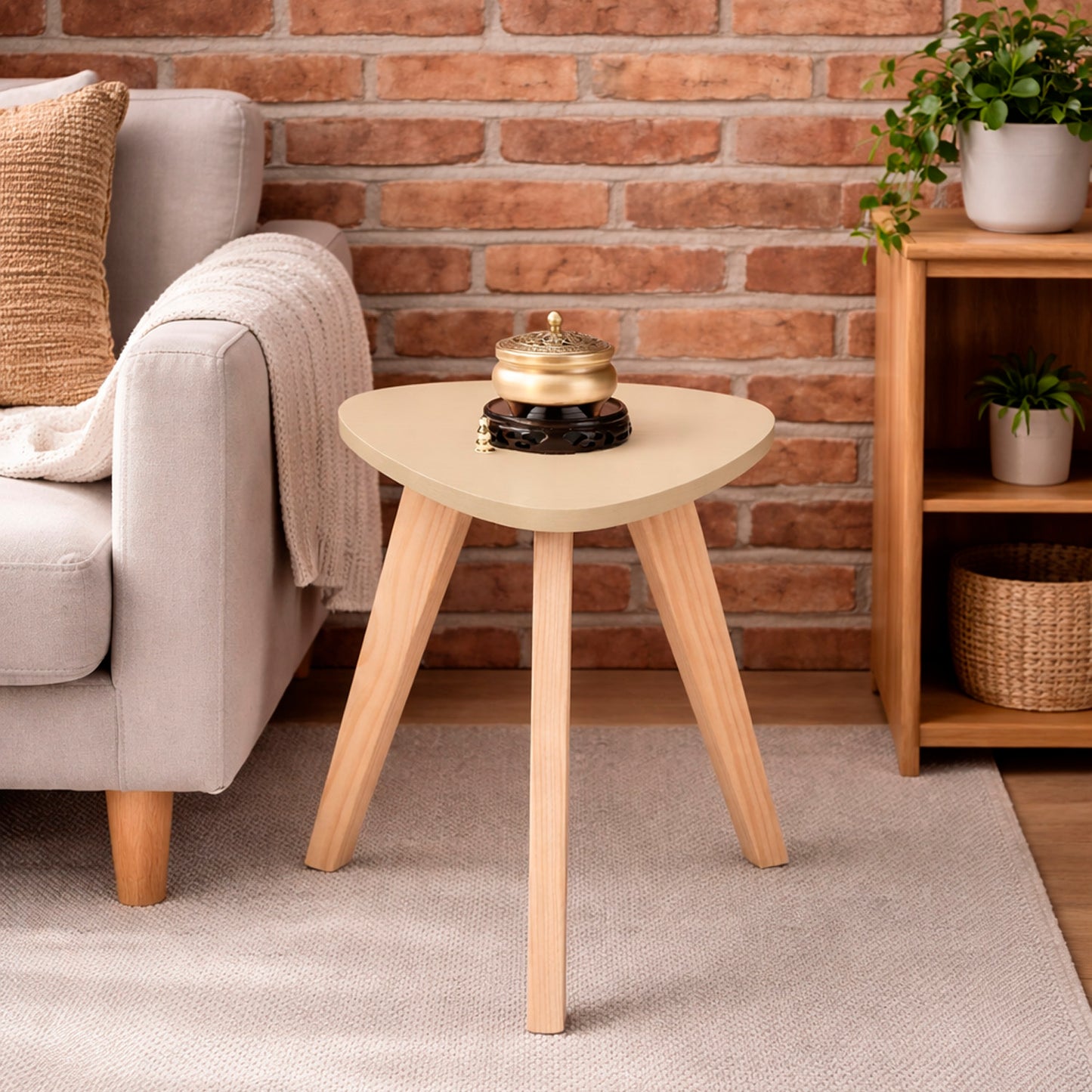 Mesa Auxiliar Nórdica Triangular