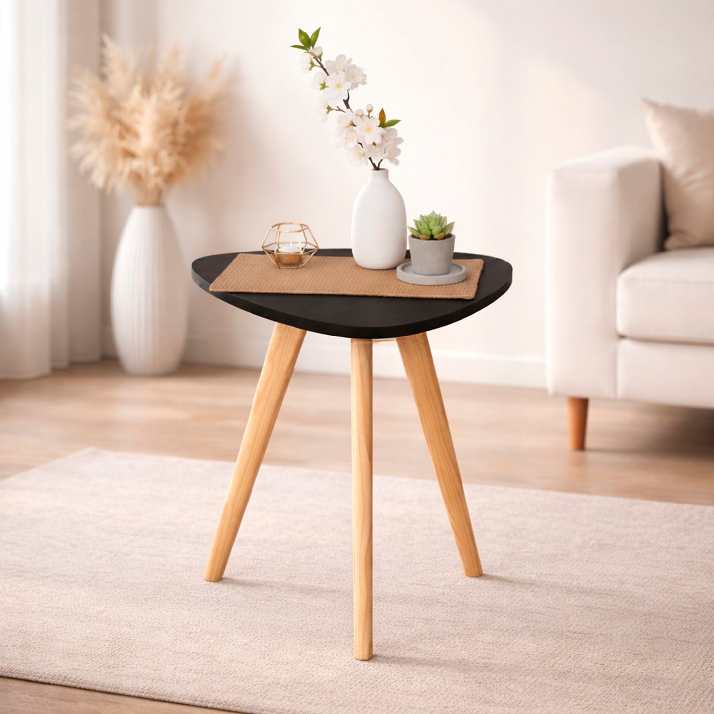 Mesa Auxiliar Nórdica Triangular