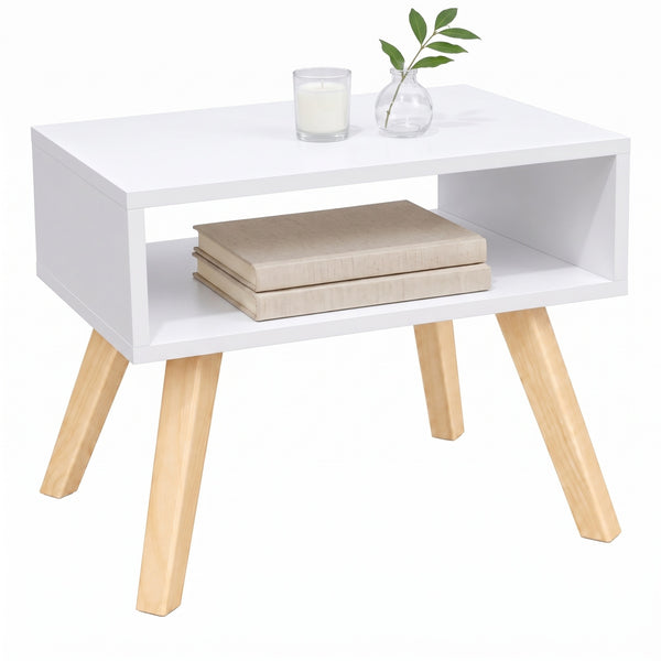 Mesa de Centro Siena Blanco: decorada